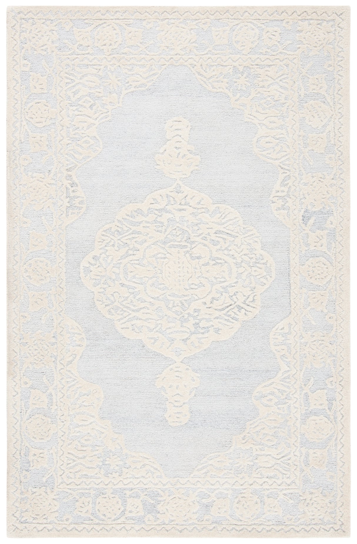 Safavieh Micro-Loop Mlp275A Ivory/Grey Rugs.