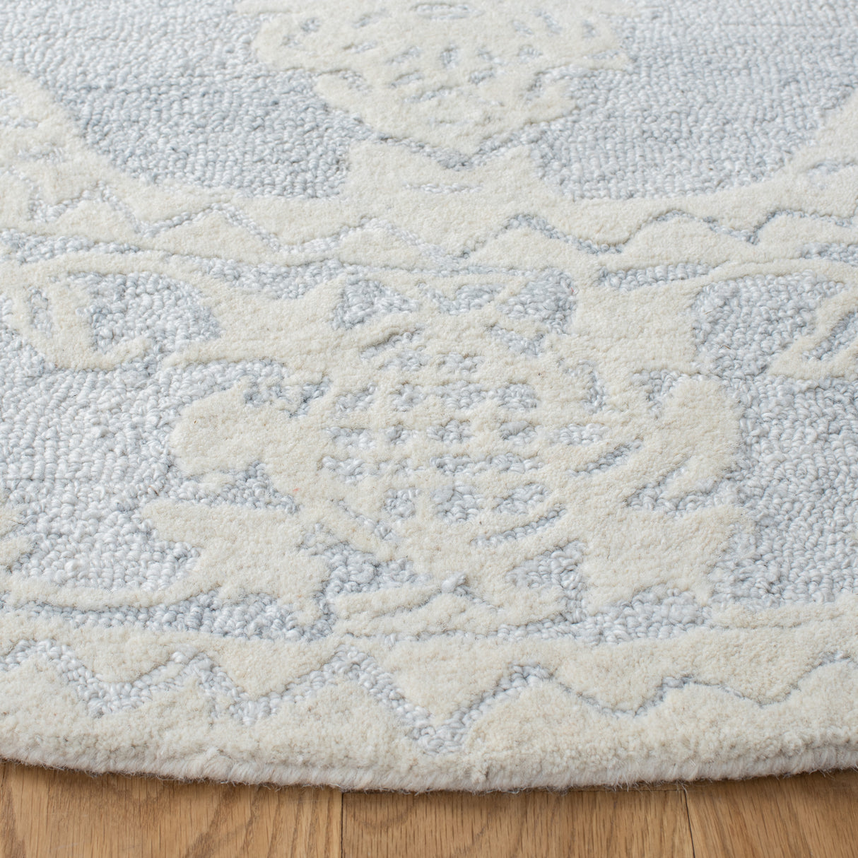 Safavieh Micro-Loop Mlp275A Ivory/Grey Rugs.