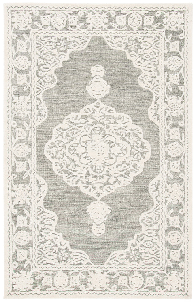 Safavieh Micro-Loop Mlp275F Grey/Ivory Rugs.