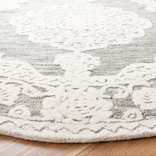 Safavieh Micro-Loop Mlp275F Grey/Ivory Rugs.