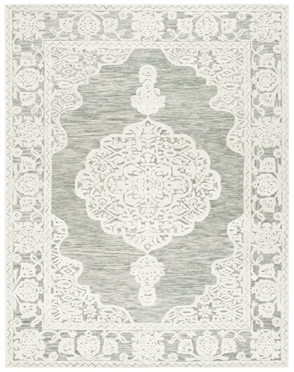 Safavieh Micro-Loop Mlp275F Grey/Ivory Area Rug