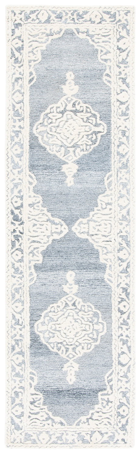 Safavieh Micro-Loop Mlp275M Light Blue/Ivory Area Rug