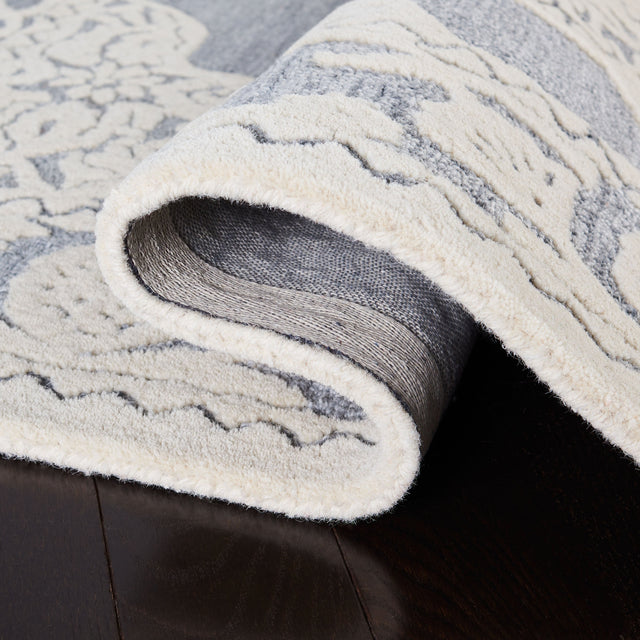 Safavieh Micro-Loop Mlp275M Light Blue/Ivory Rugs.