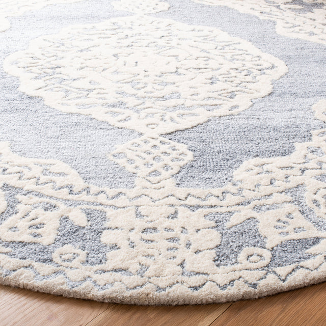 Safavieh Micro-Loop Mlp275M Light Blue/Ivory Rugs.