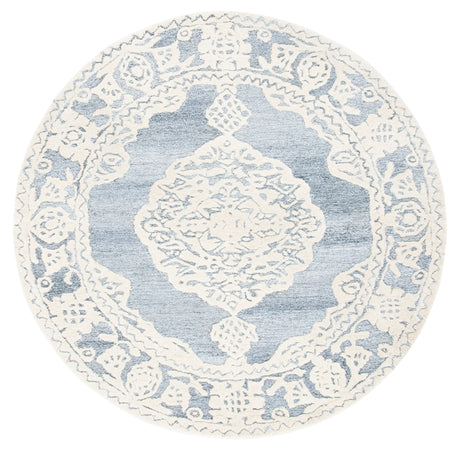 Safavieh Micro-Loop Mlp275M Light Blue/Ivory Area Rug