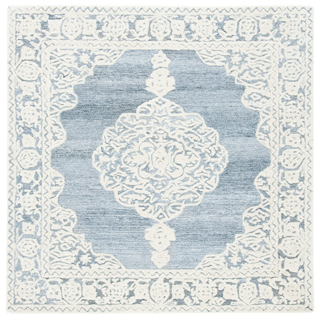 Safavieh Micro-Loop Mlp275M Light Blue/Ivory Area Rug