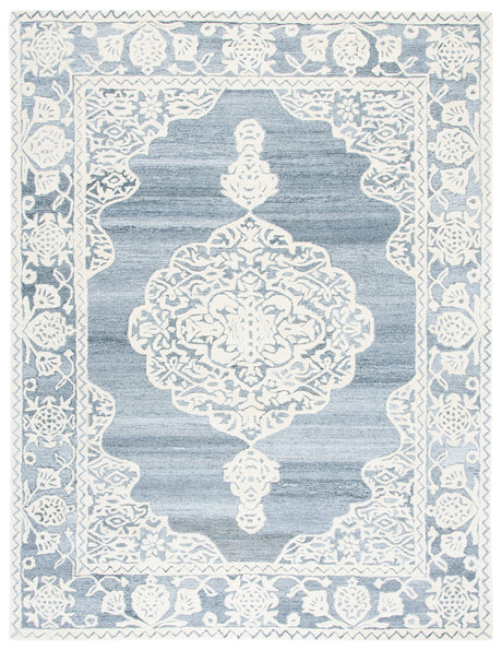 Safavieh Micro-Loop Mlp275M Light Blue/Ivory Area Rug