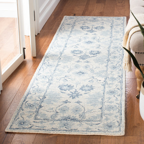Safavieh Micro-Loop Mlp276M Blue/Ivory Rugs.