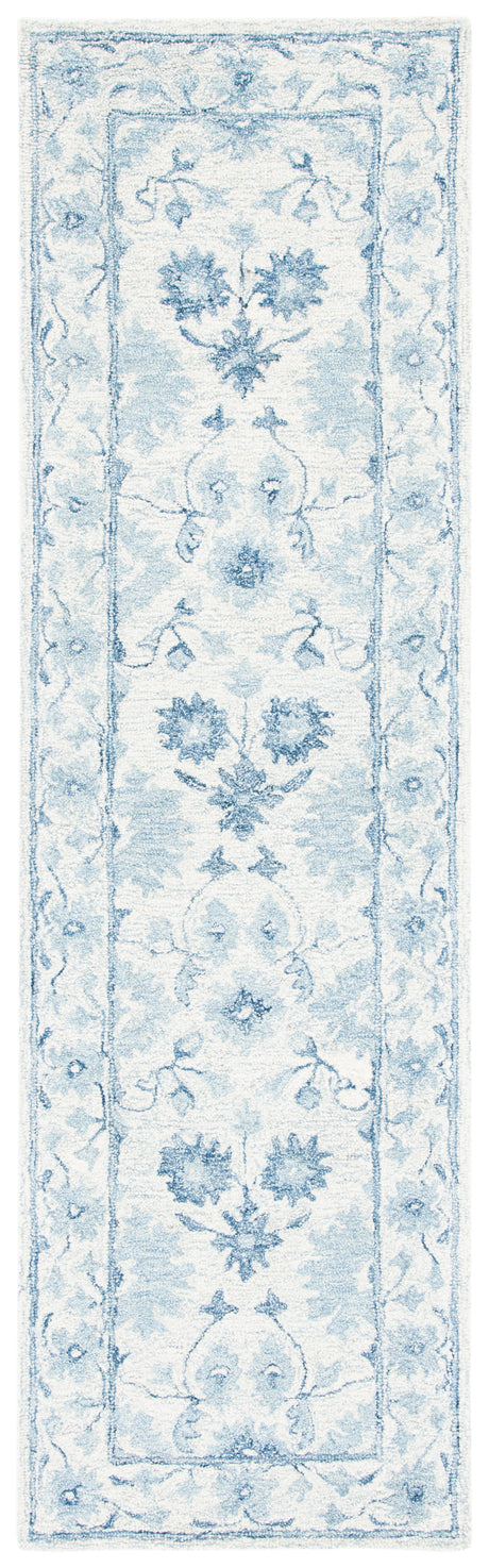 Safavieh Micro-Loop Mlp276M Blue/Ivory Rugs.