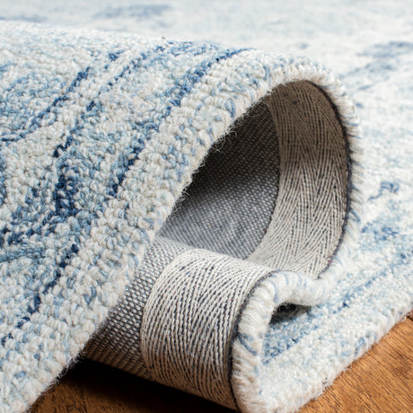 Safavieh Micro-Loop Mlp276M Blue/Ivory Rugs.
