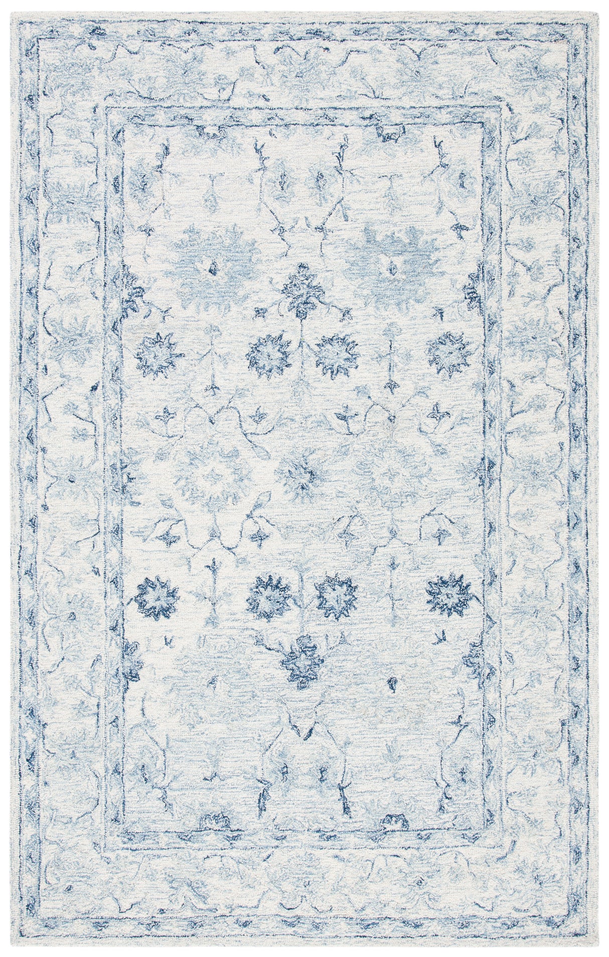 Safavieh Micro-Loop Mlp276M Blue/Ivory Rugs.