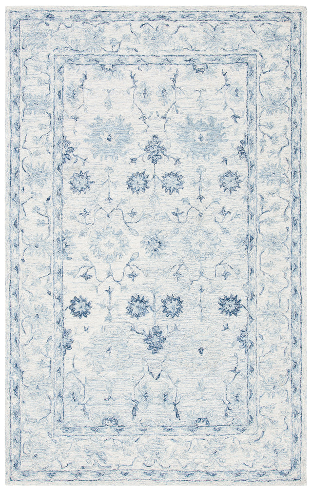 Safavieh Micro-Loop Mlp276M Blue/Ivory Rugs.