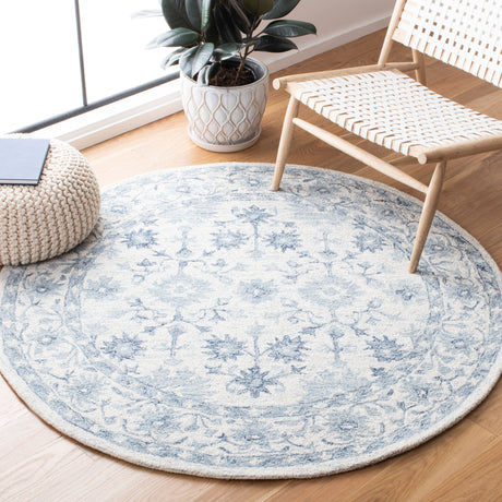 Safavieh Micro-Loop Mlp276M Blue/Ivory Rugs.