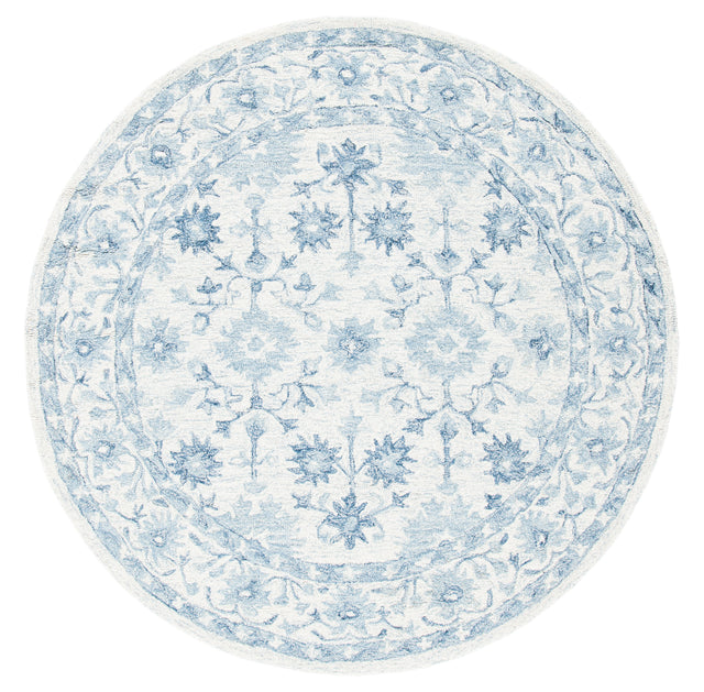 Safavieh Micro-Loop Mlp276M Blue/Ivory Rugs.