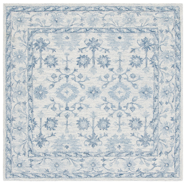 Safavieh Micro-Loop Mlp276M Blue/Ivory Rugs.