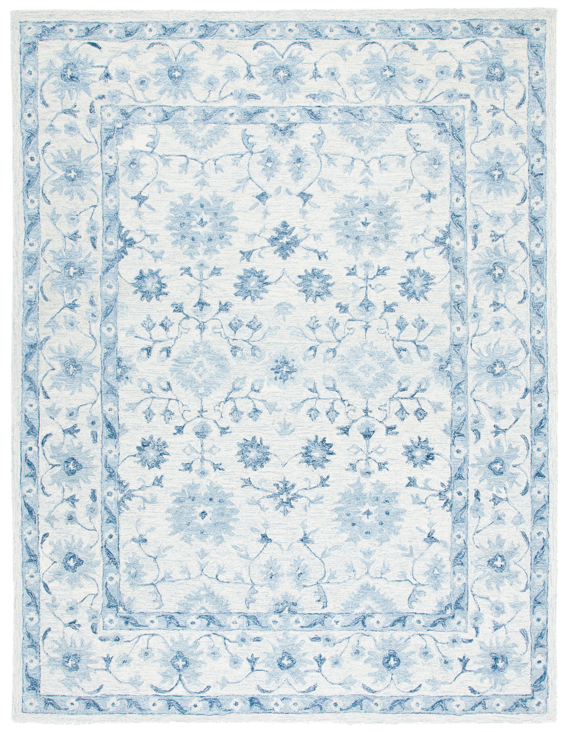 Safavieh Micro-Loop Mlp276M Blue/Ivory Area Rug