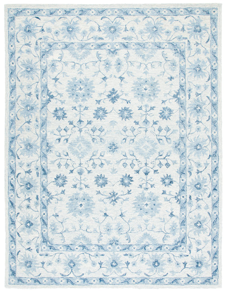Safavieh Micro-Loop Mlp276M Blue/Ivory Rugs.