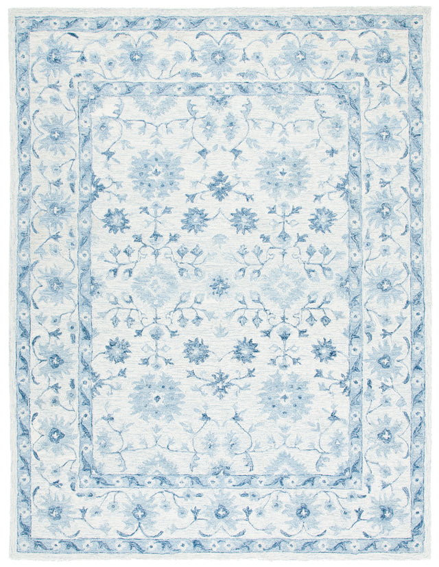 Safavieh Micro-Loop Mlp276M Blue/Ivory Rugs.