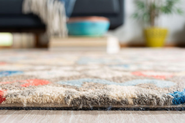 Safavieh Micro-Loop Mlp351F Grey/Blue Rugs.