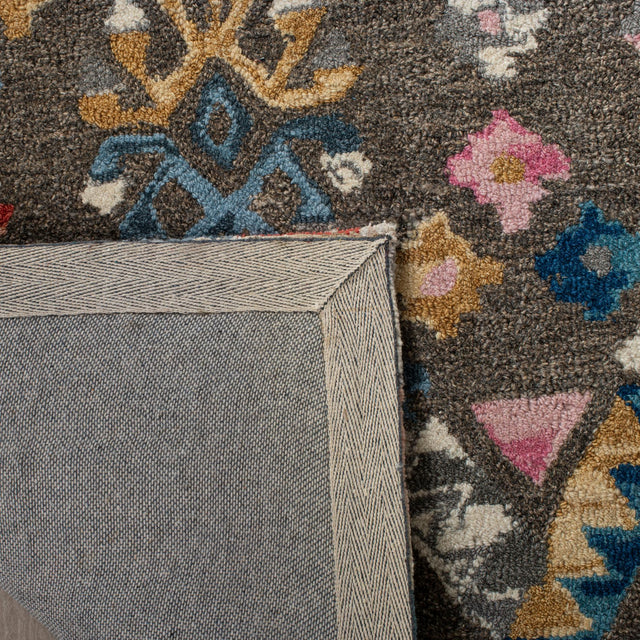 Safavieh Micro-Loop Mlp351F Grey/Blue Rugs.