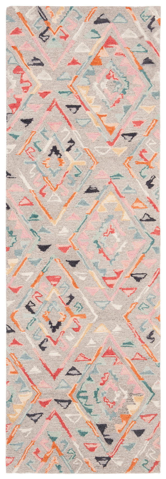 Safavieh Micro-Loop Mlp352F Grey/Pink Rugs.