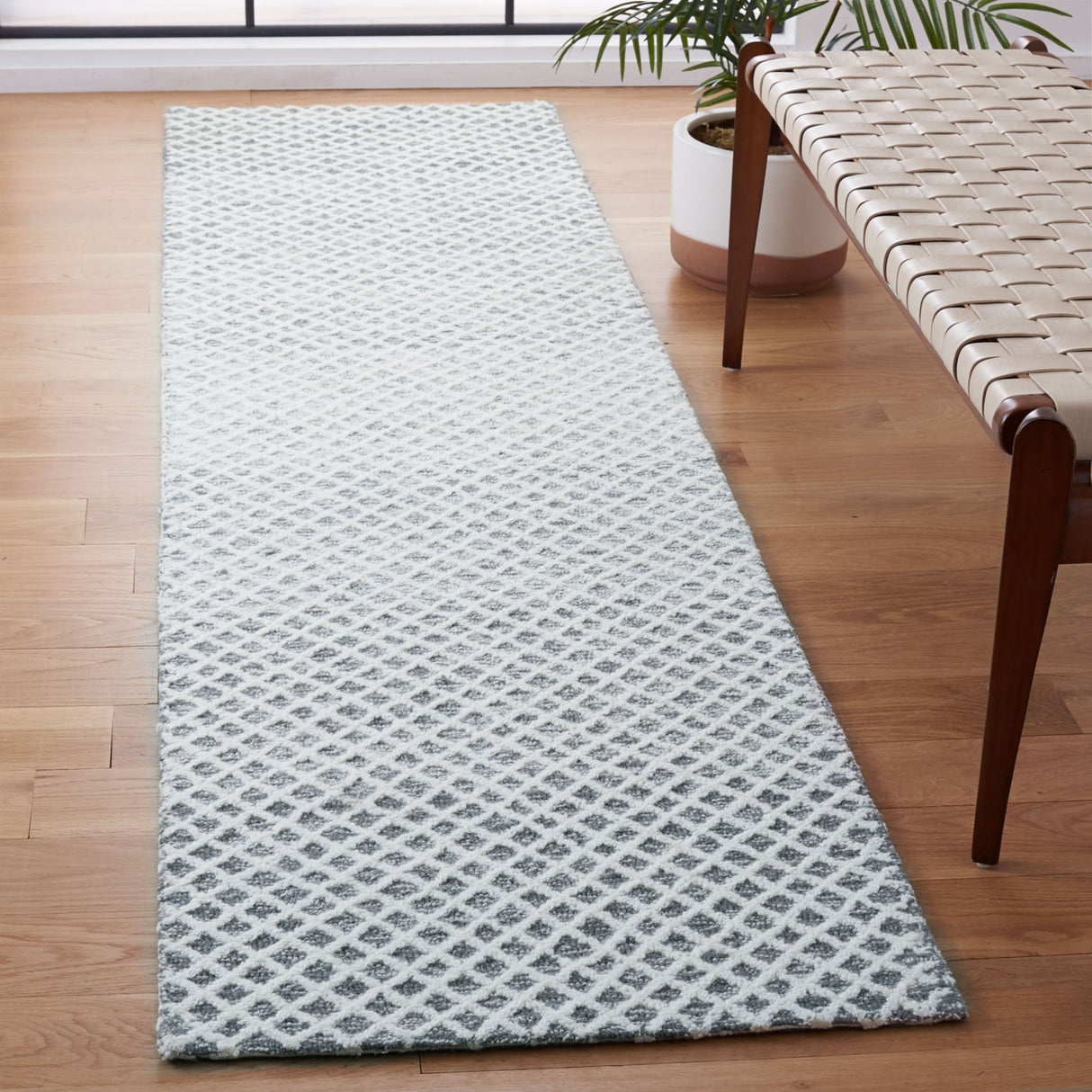 Safavieh Micro-Loop Mlp353F Grey/Ivory Rugs.
