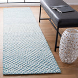 Safavieh Micro-Loop Mlp353M Blue/Ivory Rugs.
