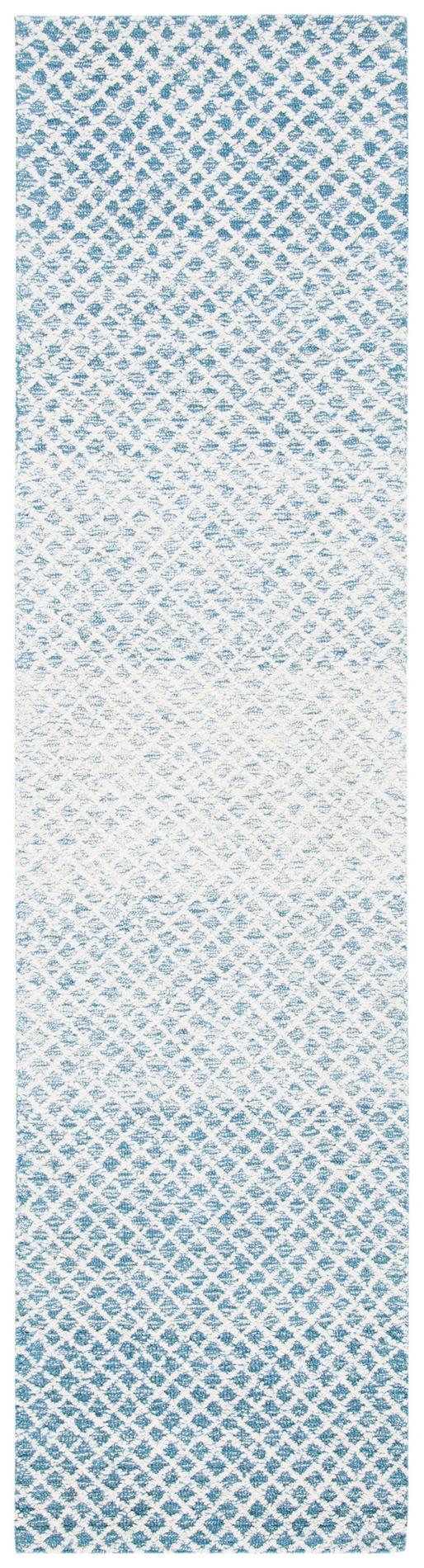 Safavieh Micro-Loop Mlp353M Blue/Ivory Rugs.
