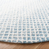 Safavieh Micro-Loop Mlp353M Blue/Ivory Rugs.