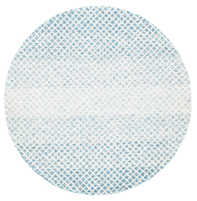 Safavieh Micro-Loop Mlp353M Blue/Ivory Rugs.