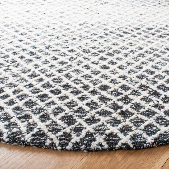 Safavieh Micro-Loop Mlp353Z Black/Ivory Rugs.