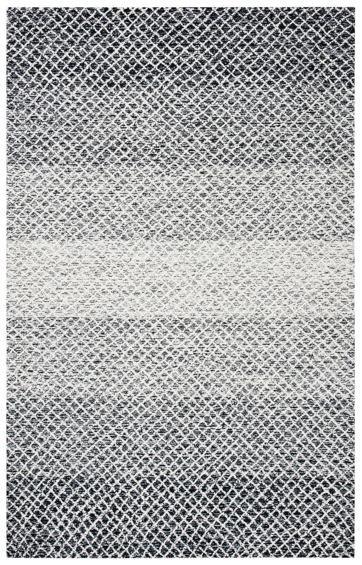 Safavieh Micro-Loop Mlp353Z Black/Ivory Rugs.