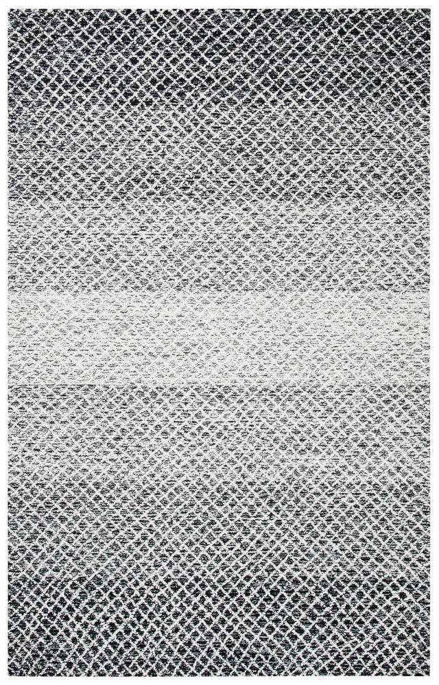 Safavieh Micro-Loop Mlp353Z Black/Ivory Rugs.