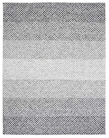 Safavieh Micro-Loop Mlp353Z Black/Ivory Area Rug