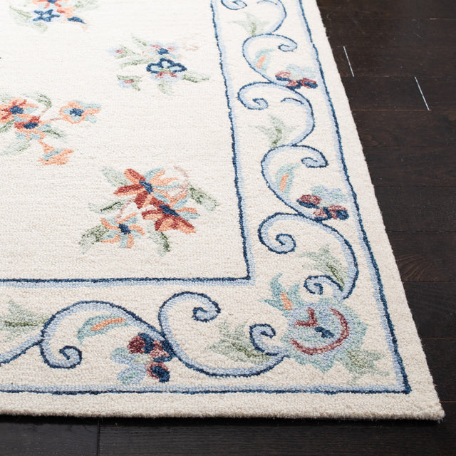 Safavieh Micro-Loop Mlp376A Ivory/Grey Rugs.