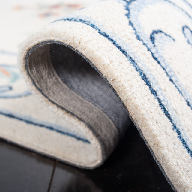 Safavieh Micro-Loop Mlp376A Ivory/Grey Rugs.