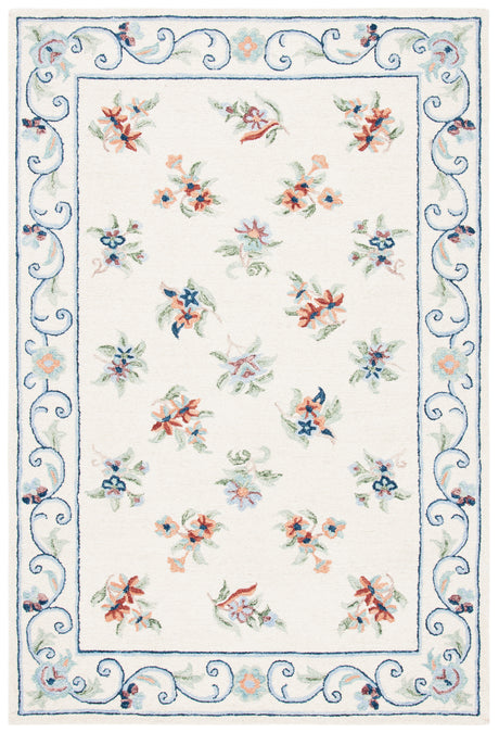 Safavieh Micro-Loop Mlp376A Ivory/Grey Area Rug