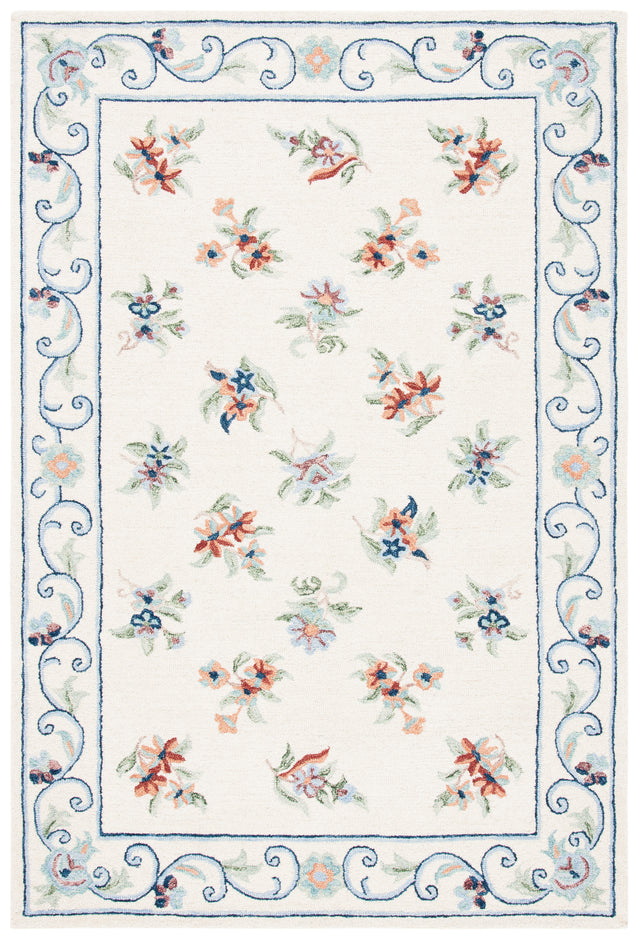 Safavieh Micro-Loop Mlp376A Ivory/Grey Rugs.