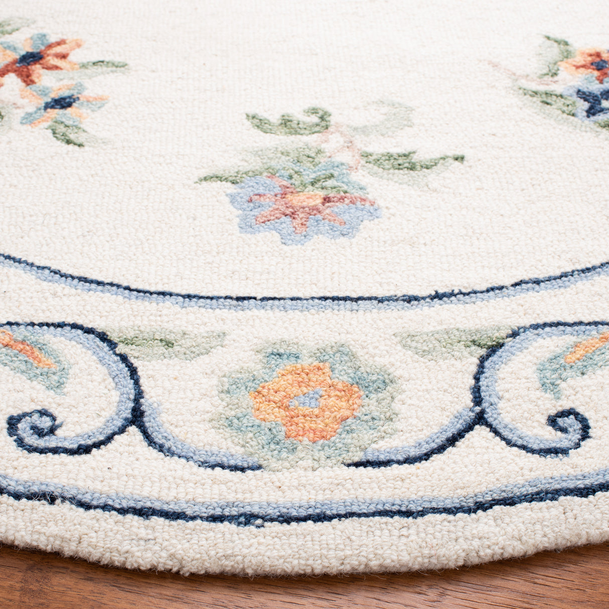 Safavieh Micro-Loop Mlp376A Ivory/Grey Rugs.