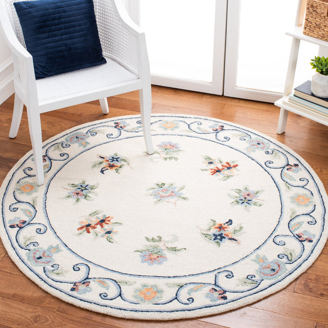 Safavieh Micro-Loop Mlp376A Ivory/Grey Rugs.