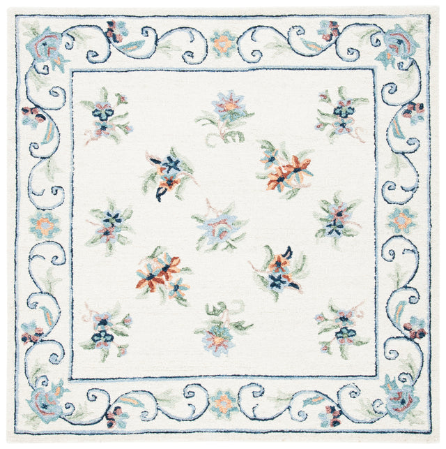 Safavieh Micro-Loop Mlp376A Ivory/Grey Rugs.