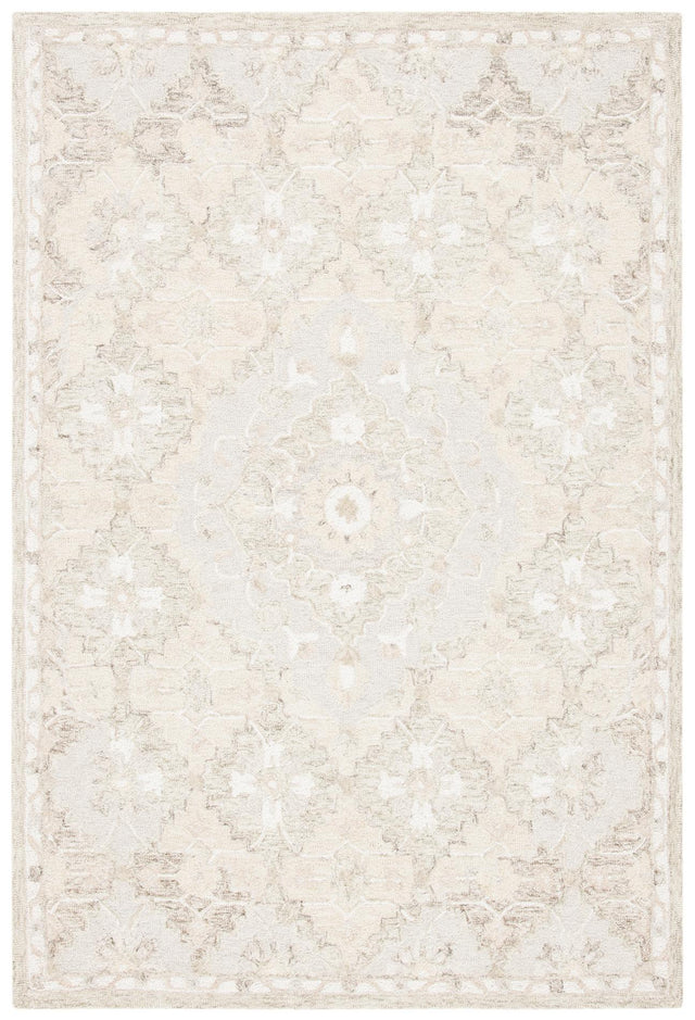 Safavieh Micro-Loop Mlp377B Beige/Grey Rugs.