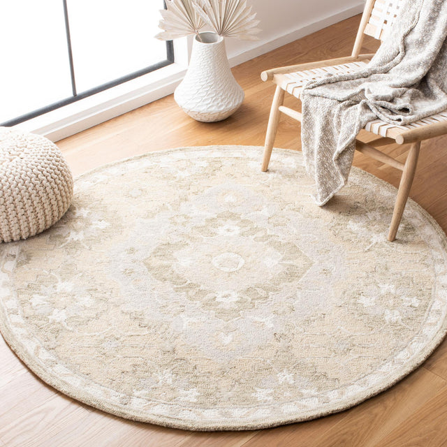 Safavieh Micro-Loop Mlp377B Beige/Grey Rugs.