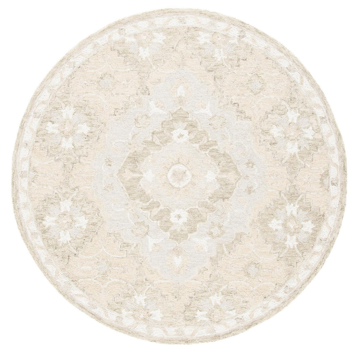 Safavieh Micro-Loop Mlp377B Beige/Grey Rugs.