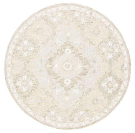 Safavieh Micro-Loop Mlp377B Beige/Grey Area Rug