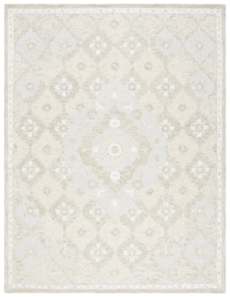 Safavieh Micro-Loop Mlp377B Beige/Grey Area Rug