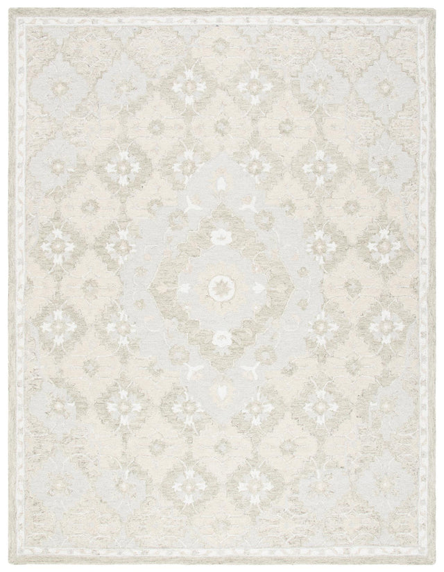 Safavieh Micro-Loop Mlp377B Beige/Grey Rugs.