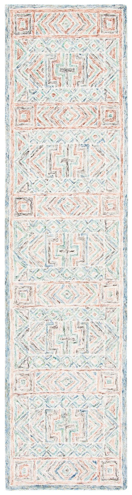 Safavieh Micro-Loop Mlp378M Blue/Green Area Rug