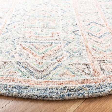 Safavieh Micro-Loop Mlp378M Blue/Green Area Rug