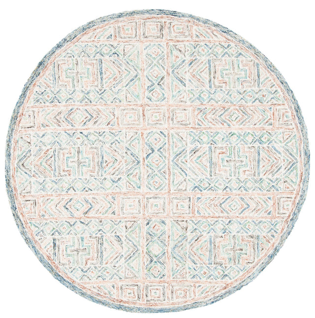 Safavieh Micro-Loop Mlp378M Blue/Green Rugs.